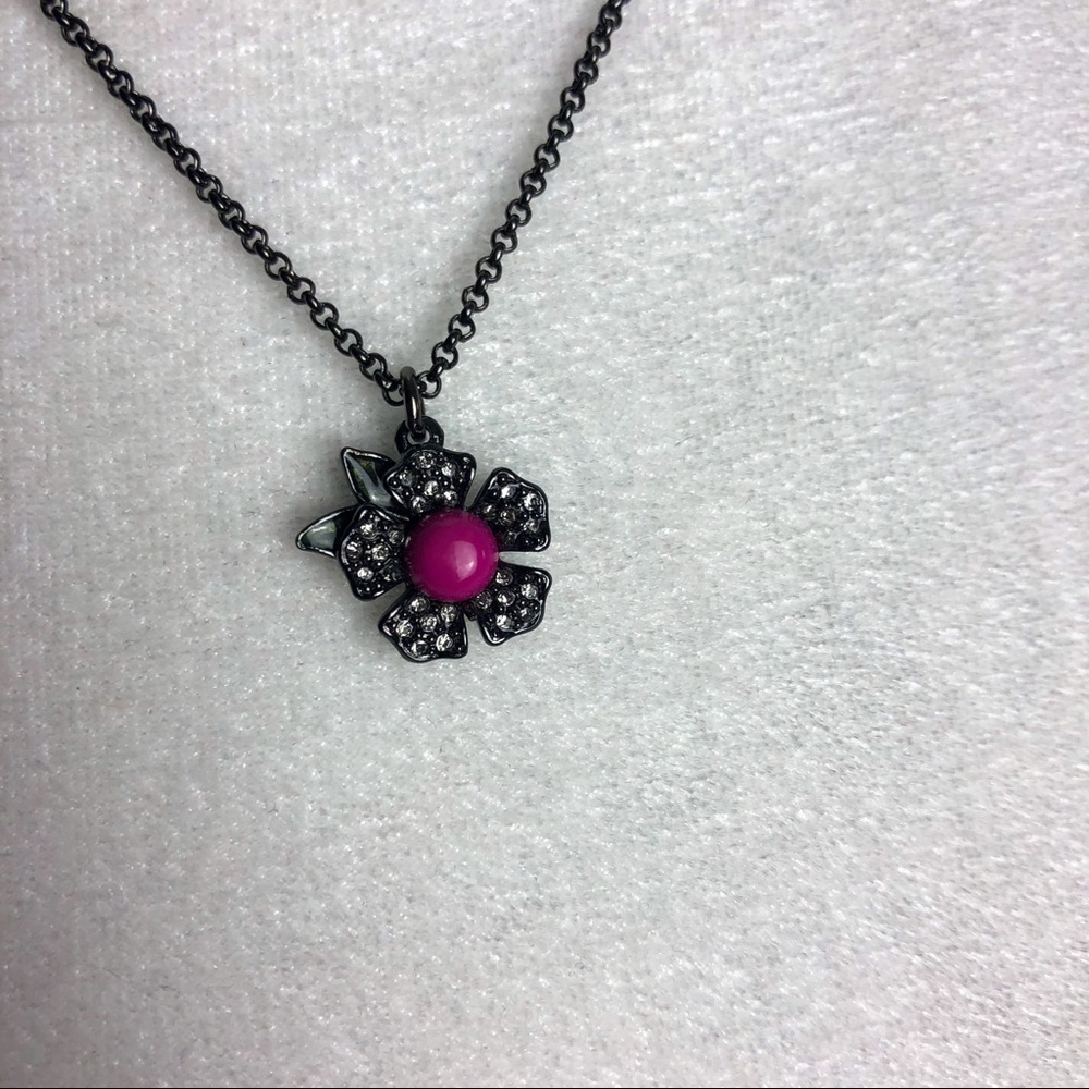 💜 Juicy Couture 💜 Necklace Pink Flower Chain